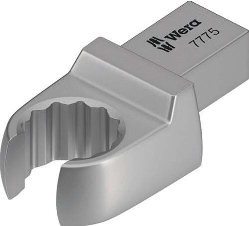 Wera - Einsteckringschlüssel 7775 Schlüsselweite 17 mm 9 x 12 mm CV-Stahl