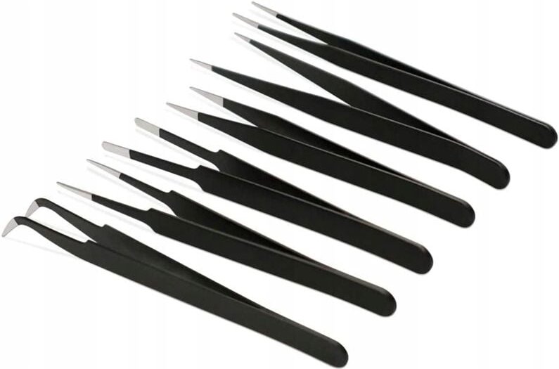 Set Esd-Pinzeln Aus Metall, 6 Stück