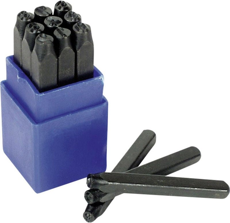 Brüder Mannesmann - m 245-10 9teilig Schlagzahlensatz Schrifthöhe: 10 mm