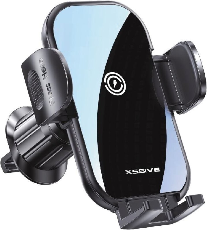 5W Kabelloses Auto-Ladegerät mit automatischer Spulenjustierung und verstellbarer Lüftungshalterung