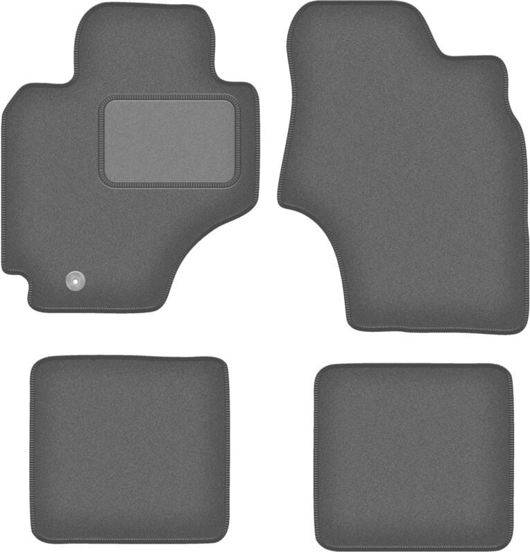 Graphit-Fußmatten für: Toyota RAV4 II 3-Türer Vor-Facelift (2000-2003)