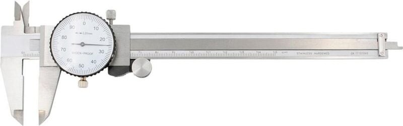 Uhrmessschieber 150 mm 1/100 - Format