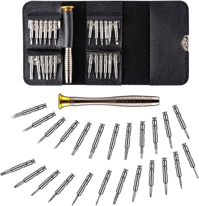 Präzisions-Schraubendreher-Set, 25-in-1-Mini-Torx-Schraubendreher-Set, Inbusschlüssel, Reparaturwerkzeuge für iPhone, La...