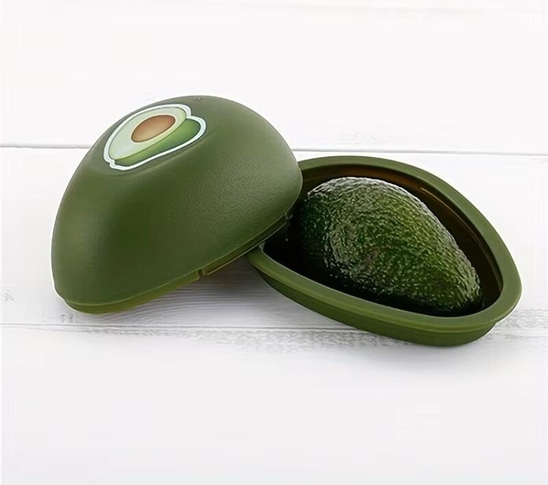 CSPARKV Wiederverwendbarer Avocado-Aufbewahrungsbehälter, Avocado-Aufbewahrungsbehälter zur Aufbewahrung von Avocados im...