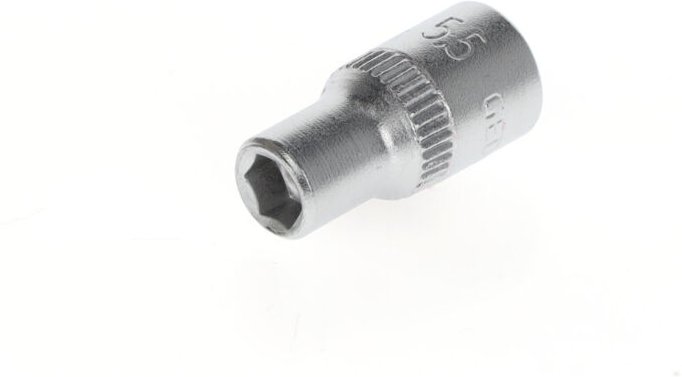 Steckschlüsseleinsatz 20 1/4 ″ 6-kant Schlüsselweite 5,5 mm Länge 25 mm