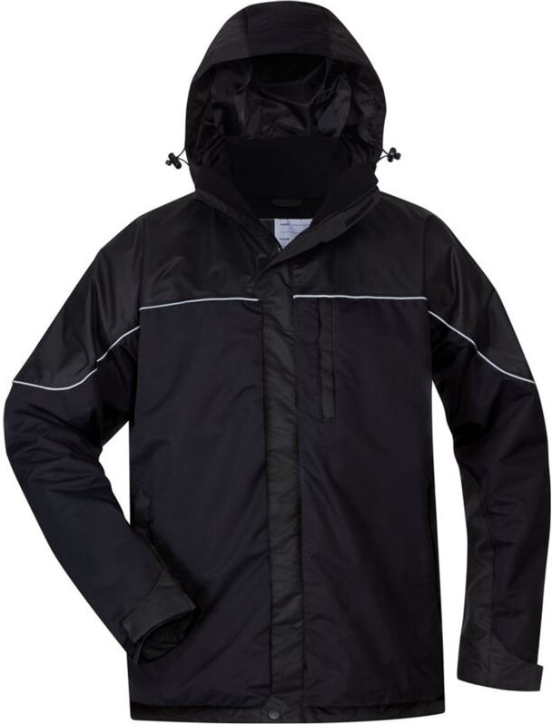 Craftland 3-in-1-Outdoorjacke PICHL Gr. M schwarz