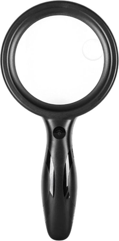 Cyslmuk - Wiederaufladbare Lupe mit 33 dimmbaren LED-Lichtern, beleuchtete Lupe mit 3 einstellbaren Helligkeiten, Handlu...