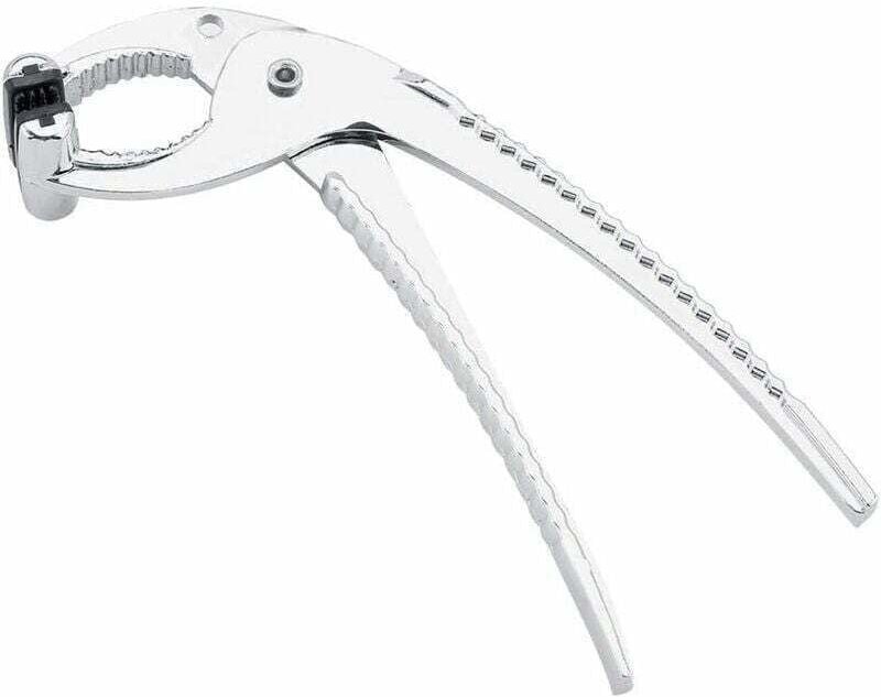 Professionelle Küchenzange. Lebensmittelzange für heiße Gerichte im Ofen. Zange aus Zinklegierung für gastronomisches Ta...