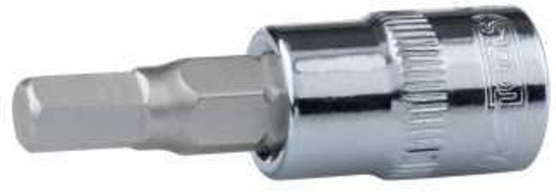 1/4' CHROMEplus Bit-Stecknuss Innensechskant, 3/16'