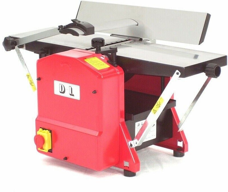 2 in 1 Abricht- + Dickenhobelmaschine 204mm Abrichthobel 1350W Hobelmaschine 56257