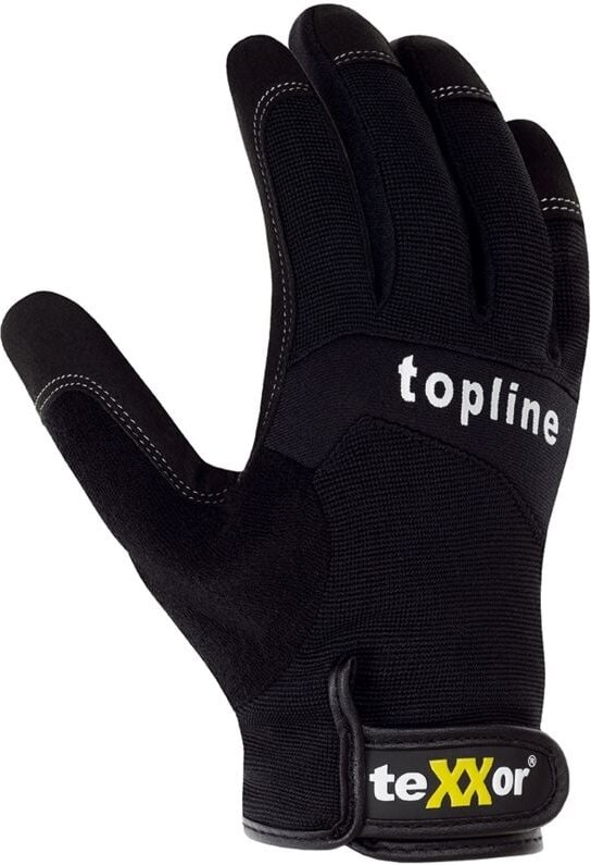 teXXor® topline Kunstleder-Handschuhe TUCSON, SB-Verpackung, Schwarz/Grau