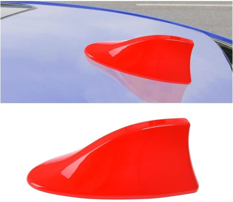 Haifischflossen-Dachantennendekoration, Auto-Haifischflossen-Antennenabdeckung, Auto-Dachantennen, für die meisten Autos...