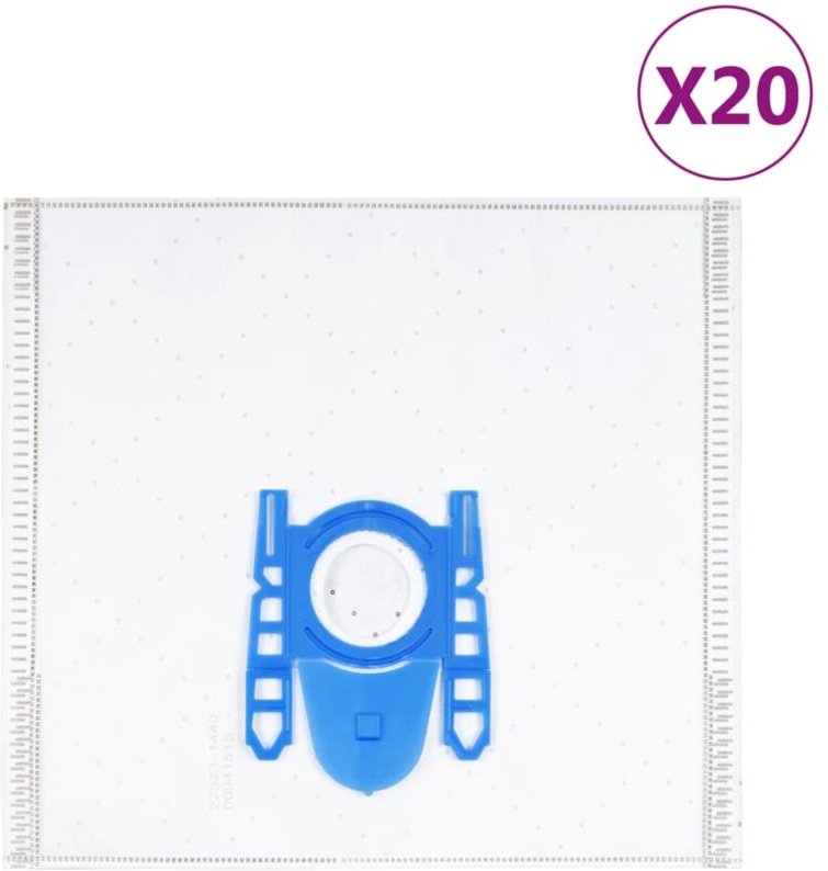 Staubsaugerbeutel für Bosch/Siemens defgh 20 Stk. Vidaxl