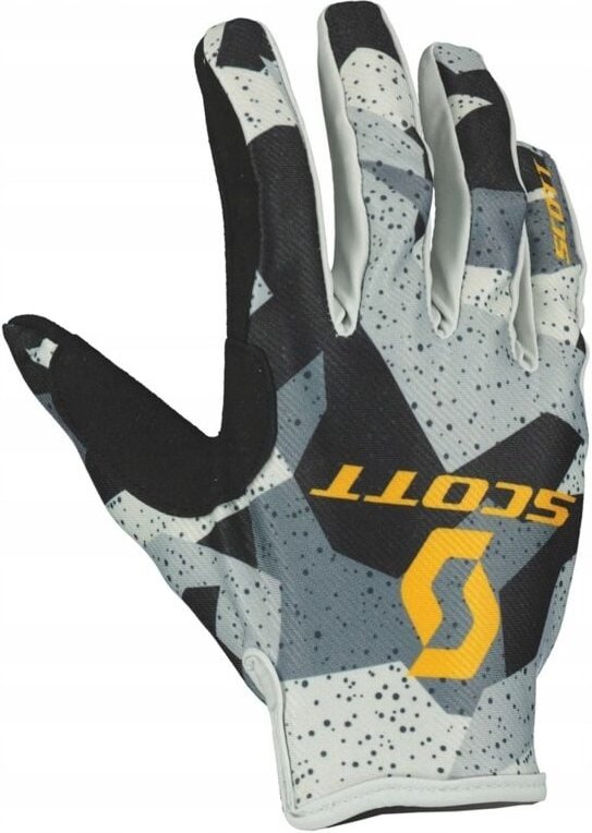 Y7416 Scott 350 Fury Evo Handschuhe camo grau/gelb S