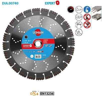 Diamanttrennscheibe Beton Expert + ø 230 Bohrung 22,23 St. 2,6mm