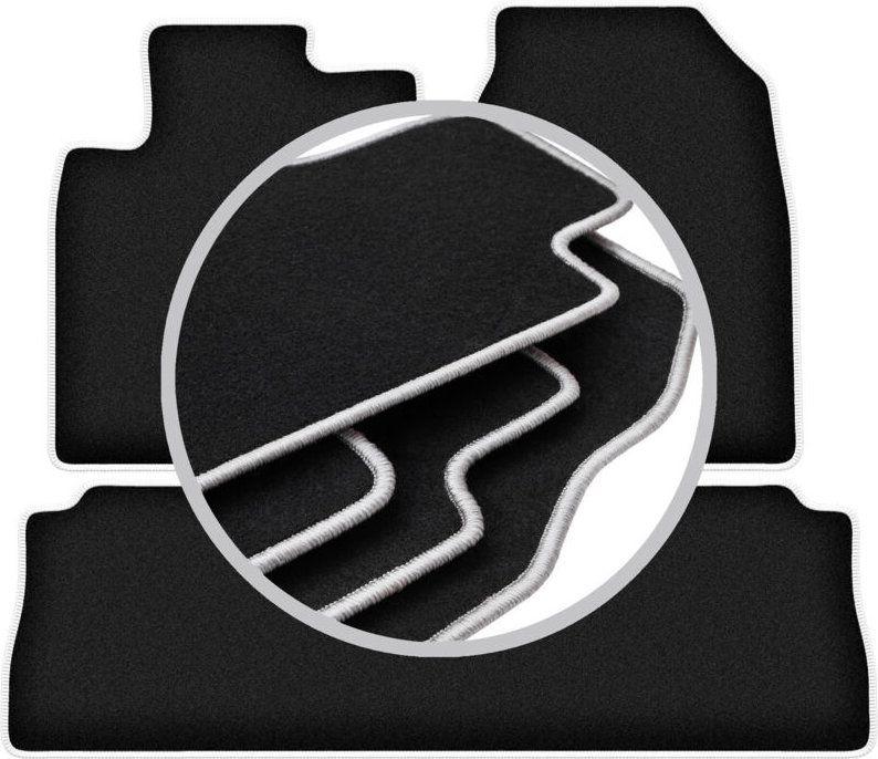 CARLUX-SILVER Autofußmatten für: Chevrolet Captiva SUV (2006-2017)