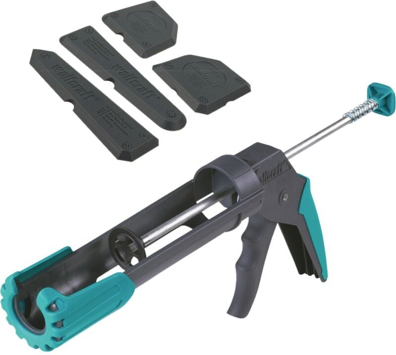 Wolfcraft - i Projekt-Set "Silikonfugen ziehen" i 8627000 i 5-tlg., ermöglicht das Einbringen und Abziehen von neuen Sil...