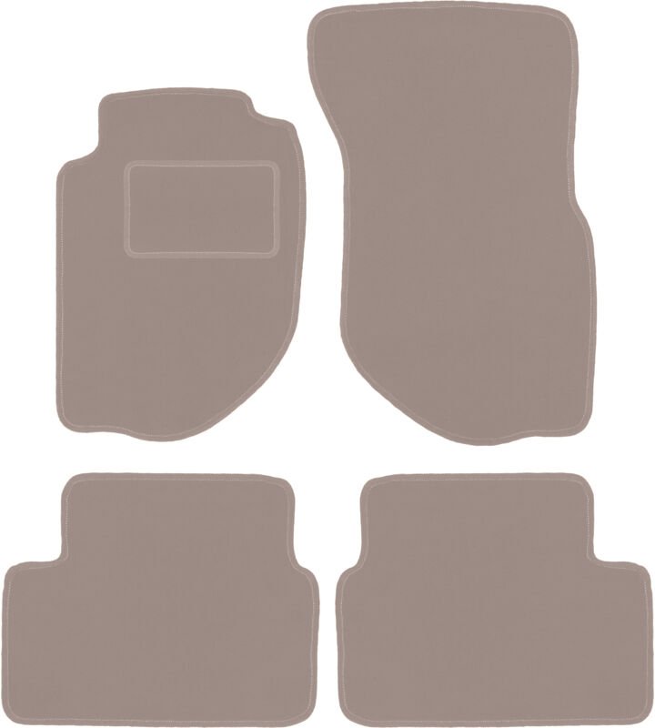 Beige Veloursmatten für: Volvo 740 / 760 Limousine, Kombi (1984-1991)