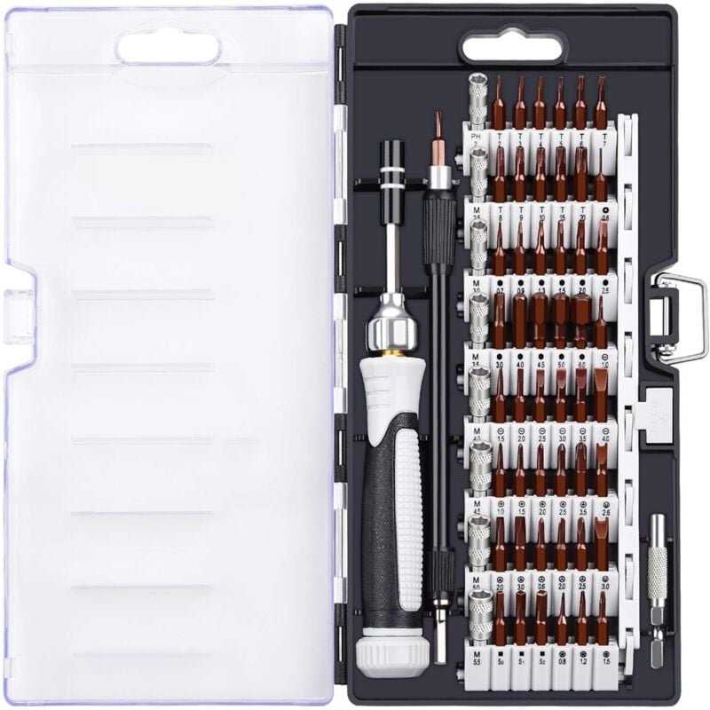 Thumbnail - ZVD - 60-in-1-Magnet-Präzisionsschraubendreher-Set – Elektronik, Smartphone-Reparatur
