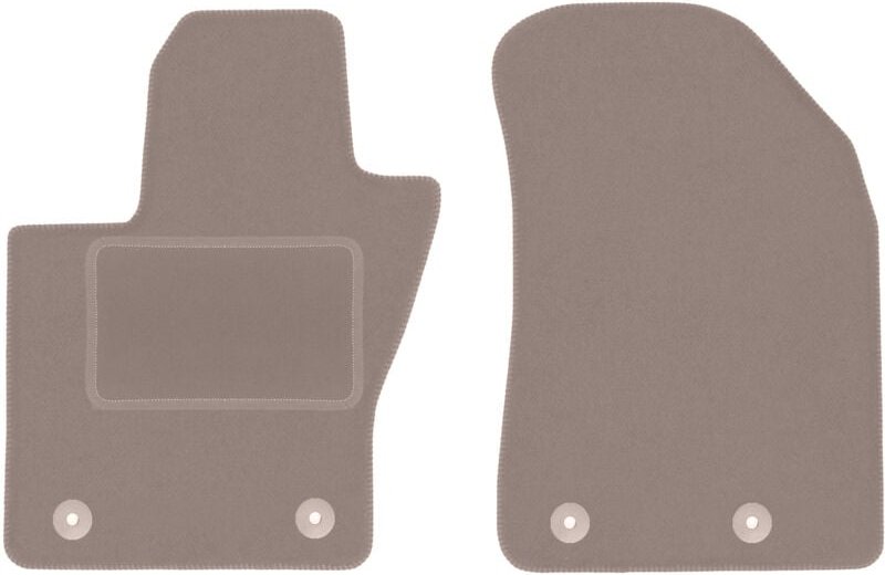 Beige Vordermatten für: Jeep Compass II MP SUV (2017-)