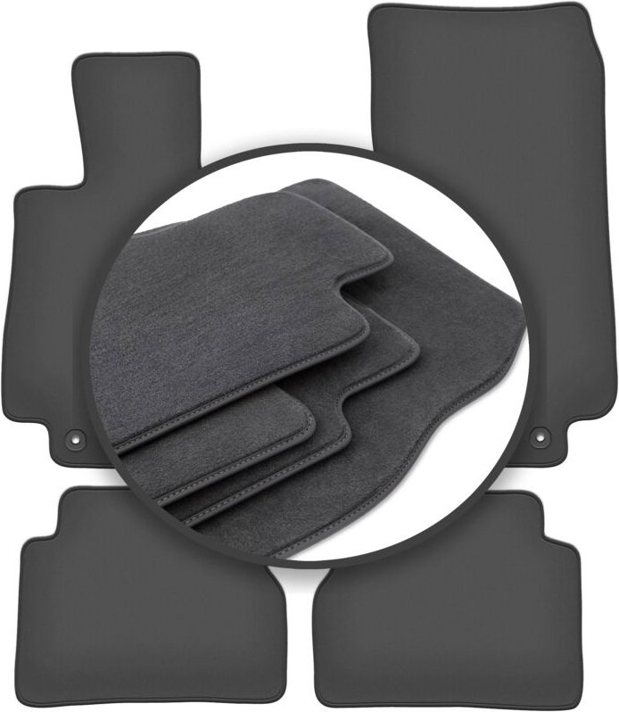 Premium-Fußmatten für: Mercedes E W213 Limousine, Kombi, Liftback, Coupé (2015-)