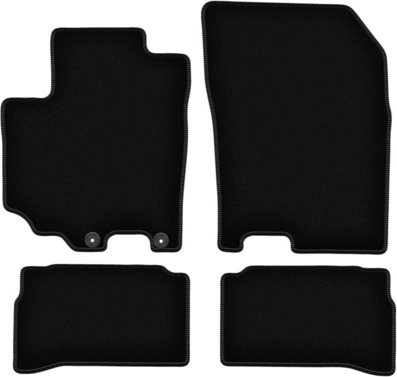 BASIC schwarze Veloursmatten für: Suzuki Vitara III Crossover (2015-)