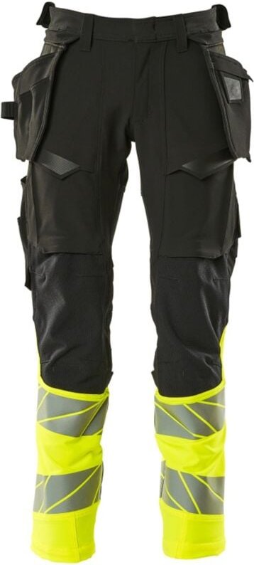 Thumbnail - Hose mit Hängetaschen 19131-711-0917 Gr. 82C51 schwarz/hi-vis gelb - Mascot