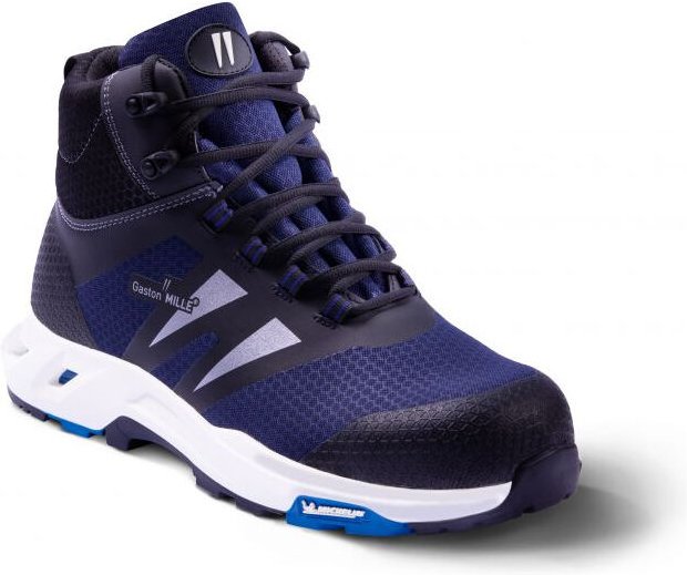 Gaston Mille - Hohe Schuhe Top Sniffer michelin S3 Blau T.46 - SNHM346