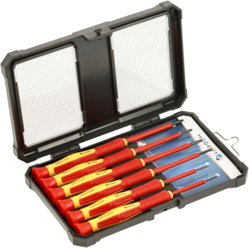Högert 6 tlg. Elektriker Schraubendreher Set 1000V