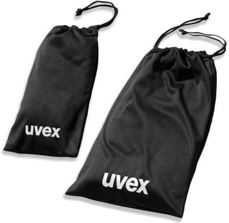 Uvex - Mikrofaserbeutel schwarz 9954 - verschiedene Ausführungen - Ausführung:für Vollsichtbrillen