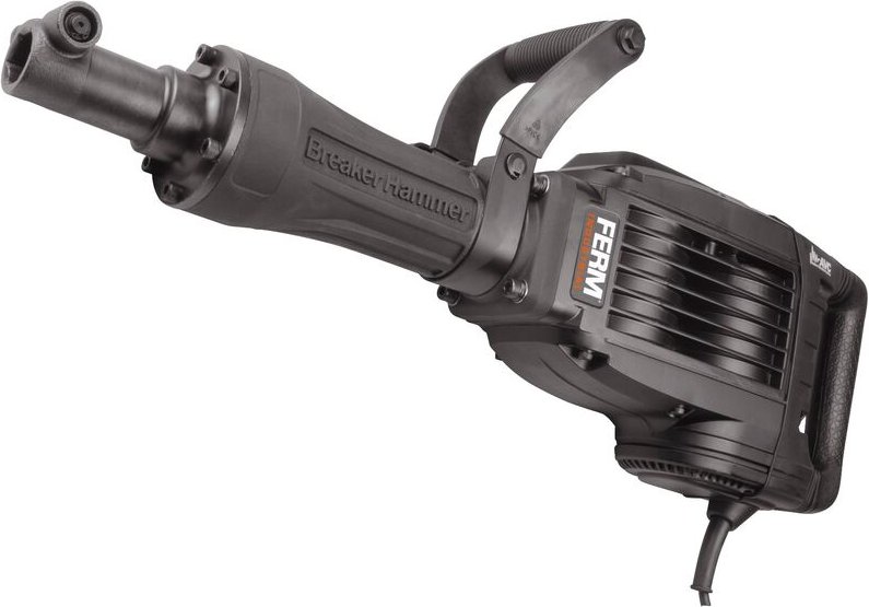 Profi-Schlaghammer 1500W - 50 Joule - 16kg – Aufnahme bohrkopf: sds hex 30mm - Inkl. Koffer auf Rädern, Spitz- und Flach...