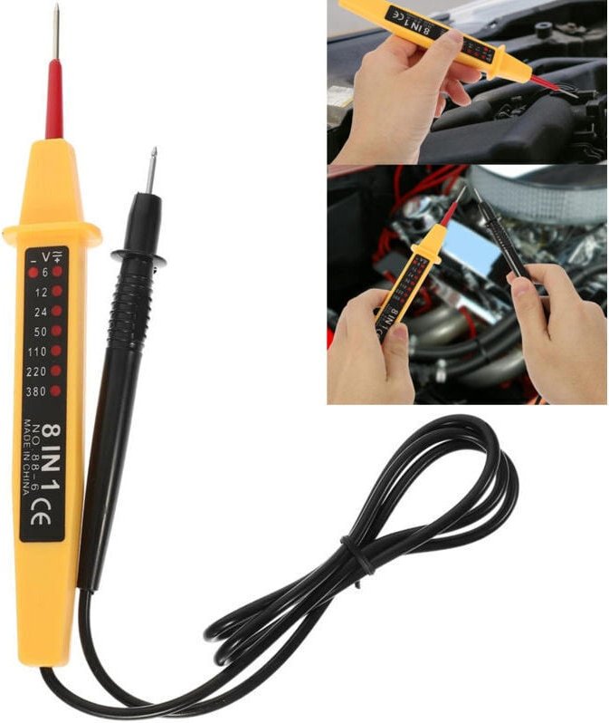 Thumbnail - ZVD-8 in 1 Elektrischer Schaltungstester Multifunktions-Spannungstester Durchgangsprüfstift 6V-380V für Spannungsvoltmet...