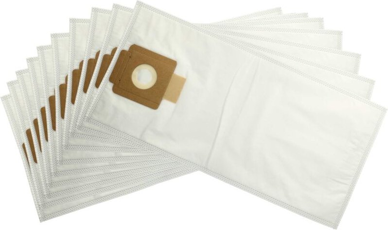 10x Staubsaugerbeutel kompatibel mit Kärcher T15/1 Professional Staubsauger - Mikrovlies, 7 l, Typ t, 55cm x 24,7cm Weiß...