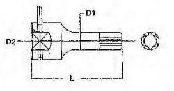 Tx Kraft-Steckschlüssel, 1/2 Tengtools 921250TX-C 128140902