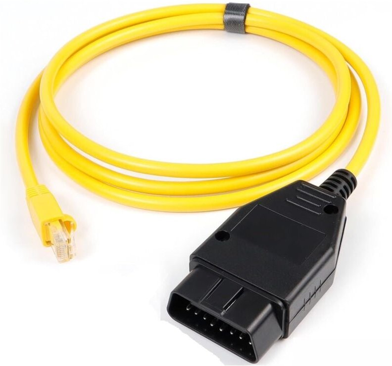OBD OBDii Rj45 ENET OBDII Ethernet-Kabel zur Schnittstellencodierung, 2 m, kompatibel mit G F-Serie (dünn)