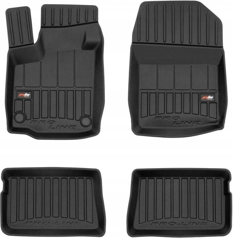Thumbnail - Matten, Fussmatten, Gummi-Fußmatten, Renault Twingo 2 2007-2014, 3d-Mulde