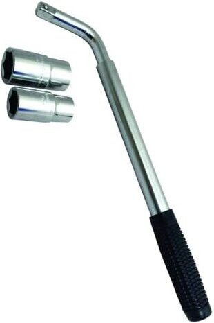 SS5324 Steckschlüssel für Autoräder – ausziehbarer Griff – Steckschlüsselgrößen: 17 mm, 19 mm, 21 mm, 23 mm – passend fü...