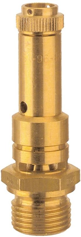 Sicherheitsventil dn 8, Messing, g 1/4, Ansprechdruck 3,5 bar - Riegler