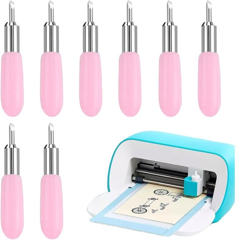 Stück Schneidklingen für Cricut Joy, 30° Hartmetall-Schneidklingen, Ersatzklingen kompatibel mit Cricut Joy, Schneidemas...