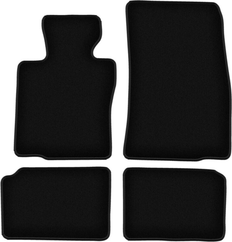 BASIC schwarze Veloursmatten für: Mini Countryman R60 Fließheck (2010-2017)