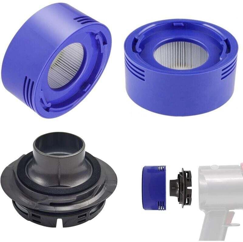 3-teiliges Nachfilter-Set mit hinterer Motorabdeckung, kompatibel mit Dyson V7 V8 Absolute Staubsauger, Dyson Ersatzteil...