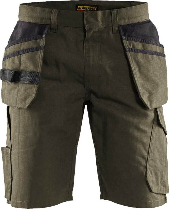 Arbeitsshorts mit schwebenden Taschen 1494 - Khaki/Schwarz M - FR(42) - SE(C48) - Standards
