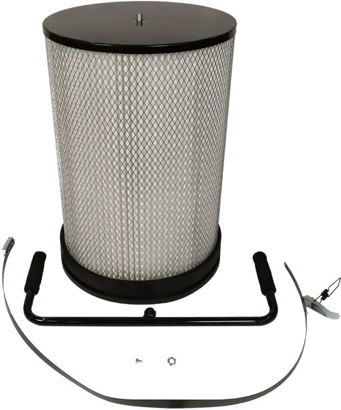 Feinstaubfilter kompatibel mit bamato AB-1500CF Absauganlage - Feinstaub-Filterpatrone mit Reinigungsbürste - Vhbw