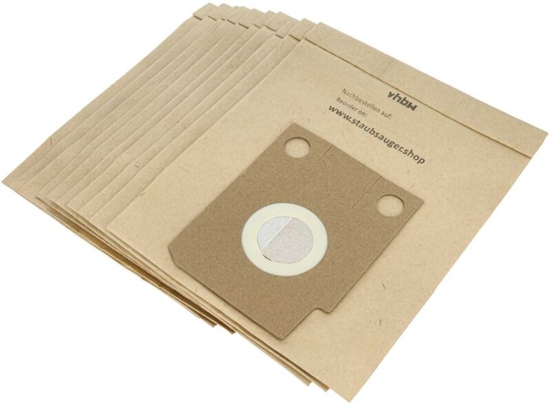 10x Staubsaugerbeutel kompatibel mit Hoover S3736 / s 3736, S3735 / s 3735, S3734 / s 3734 Staubsauger - Papier, 26cm x ...