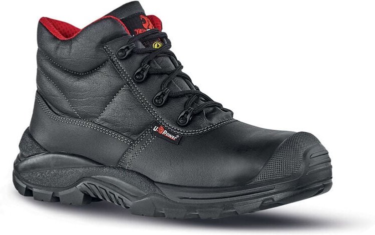 Hochsichere Sicherheitsschuhe SQUIRREL S3 ESD UK SRC - Schwarz/Rot 36