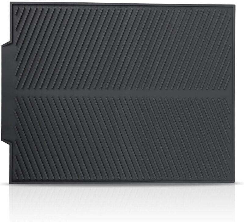 Abtropfmatte, schnell trocknendes Abtropfgestell, große Abtropfmatte aus Silikon für Küche, Arbeitsplatte, Tischzubehör,...