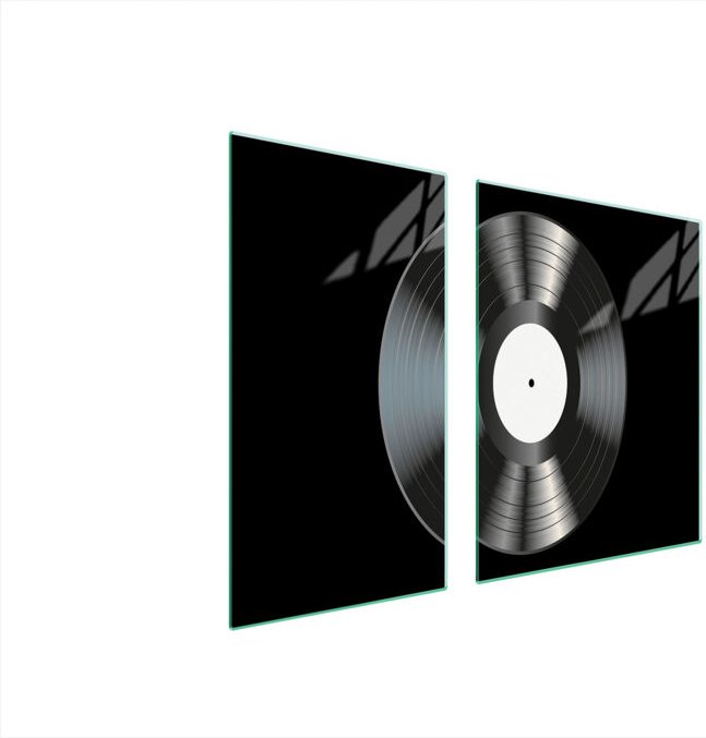 GLASHERD-SCHUTZPLATTE 90x52 VINYL