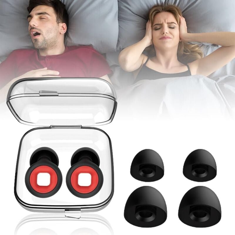 Bluedeer - Ohrstöpsel zum Schlafen, Gehörschutz Loop-Ohrstöpsel - Silikon weiche wiederverwendbare Gehörschutzstöpsel - ...