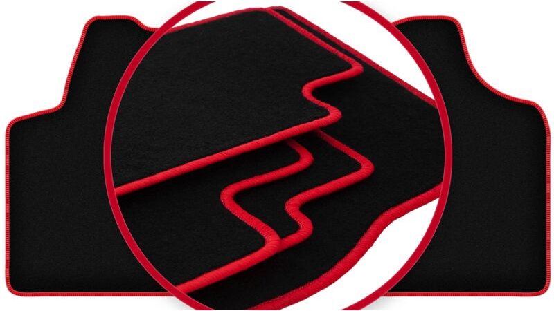 CARLUX-RED Autofußmatten für: Toyota ProAce I Van (2013-2016)