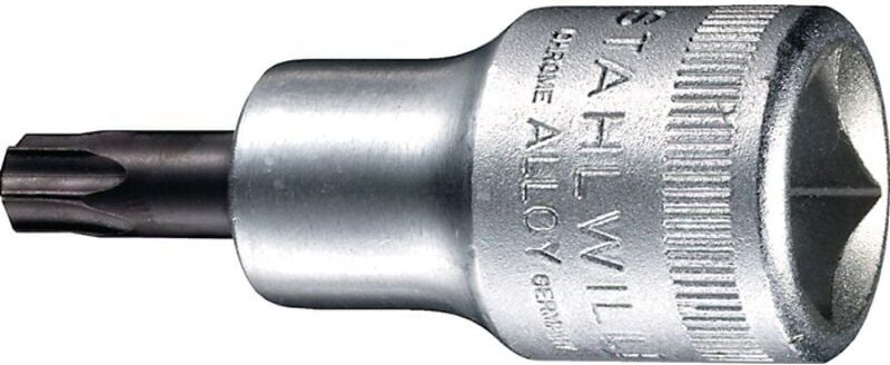 Stahlwille - 54 tx t 50 03100050 Innen-TORX Steckschlüssel-Bit-Einsatz t 50 1/2' (12.5 mm)